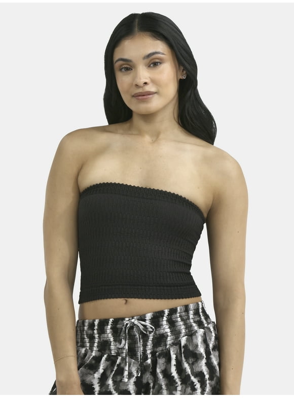 Seamless Textured Tube Top, Women's