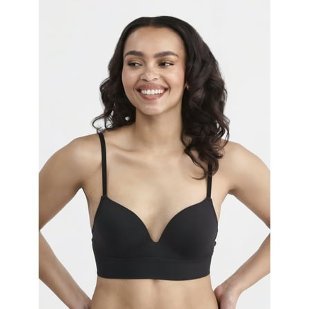 No Boundaries Women's Seamless Wirefree Bra, Sizes XS-XXXL