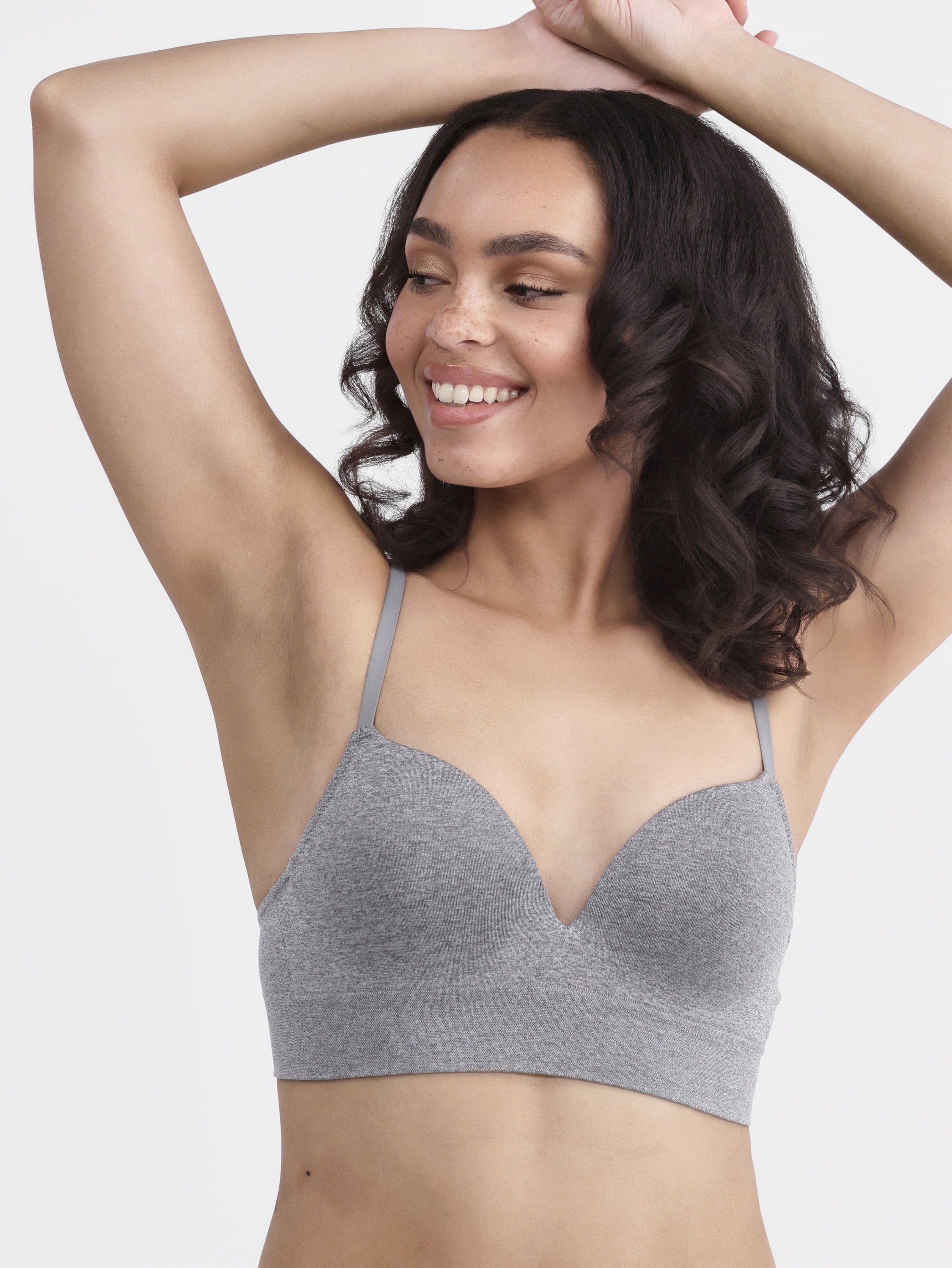 No Boundaries Women's Seamless Wirefree Bra, Sizes XS-XXXL