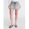 No Boundaries Self Tie Denim Cotton Mini Skort, Women’s XXS-XXL