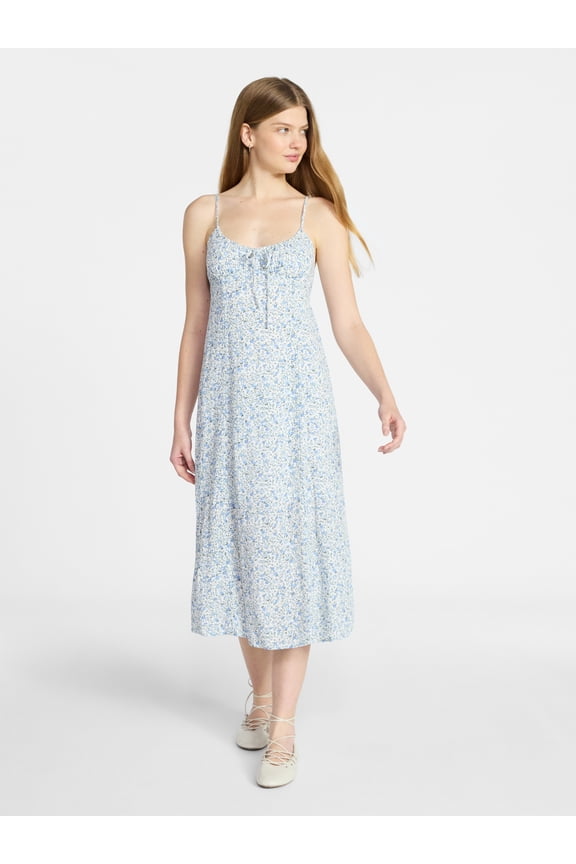 Shirred Midi Dress, Women's XXS-XXL