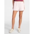thumbnail image 1 of No Boundaries Cotton Pull-On Shorts with Side Bows, Women's XXS-XXL, 1 of 5
