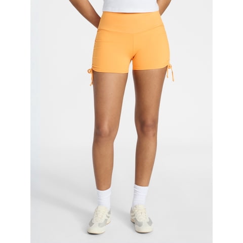Ruched Side Bike Shorts, 4" Inseam, Women’s XXS-XXL