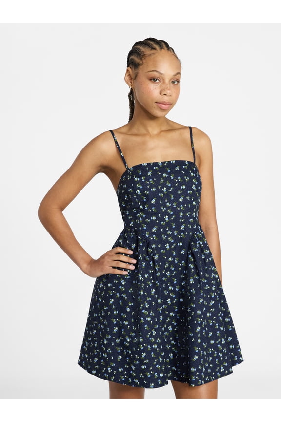 Side Shirred Corset Dress, Juniors