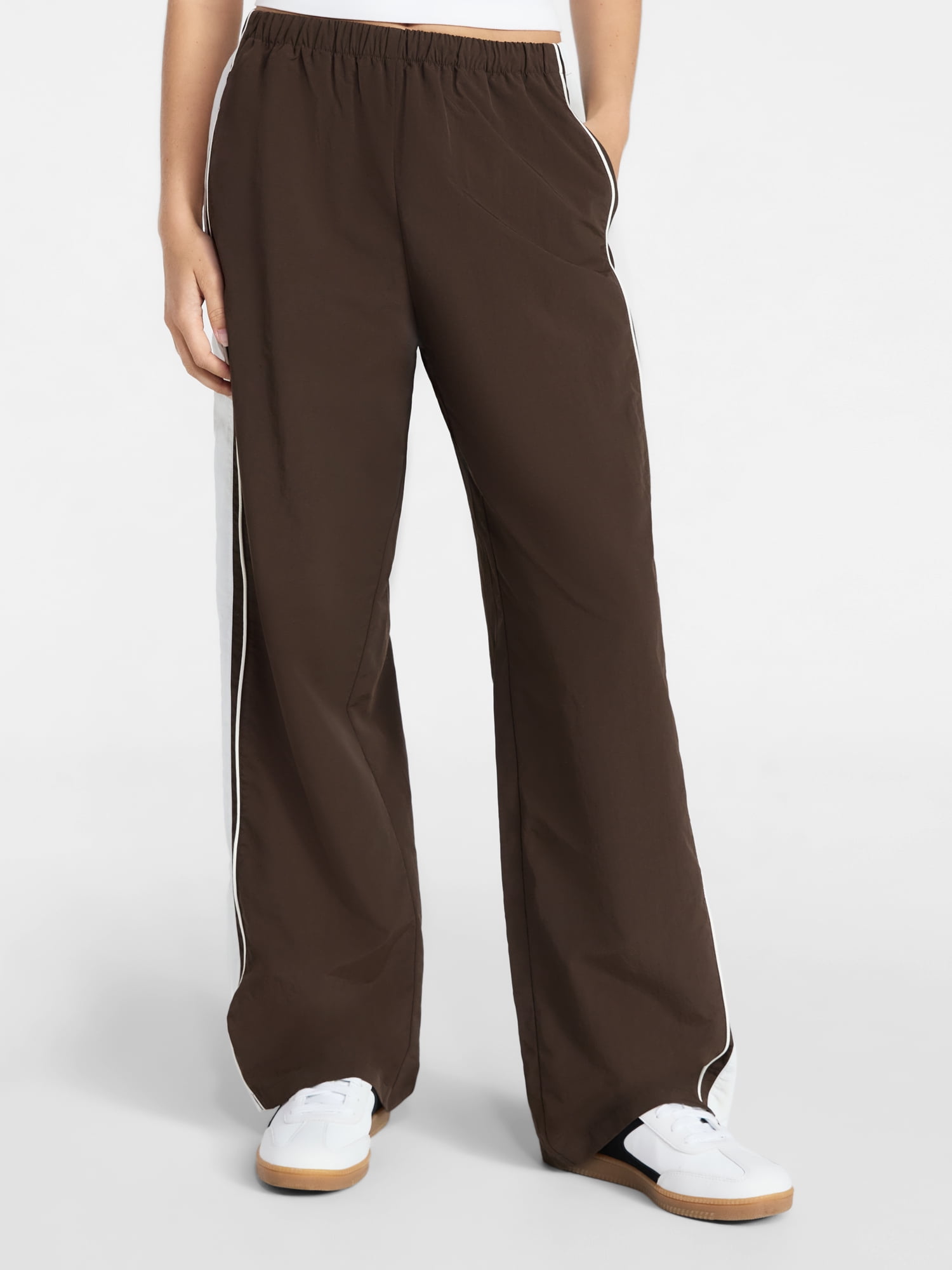 No Boundaries Side Stripe Track Pants, 30.5'' Inseam, Women's XXS