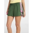 thumbnail image 1 of No Boundaries Side Stripe Track Shorts, 3'' Inseam, Women’s XXS-XXL, 1 of 5