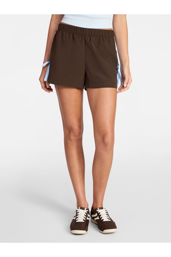 Side Stripe Track Shorts, 3'' Inseam, Women’s XXS-XXL