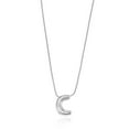thumbnail image 1 of No Boundaries Silvertone Initial Bubble Letter Necklace, 1 Piece, Letter C, 1 of 4