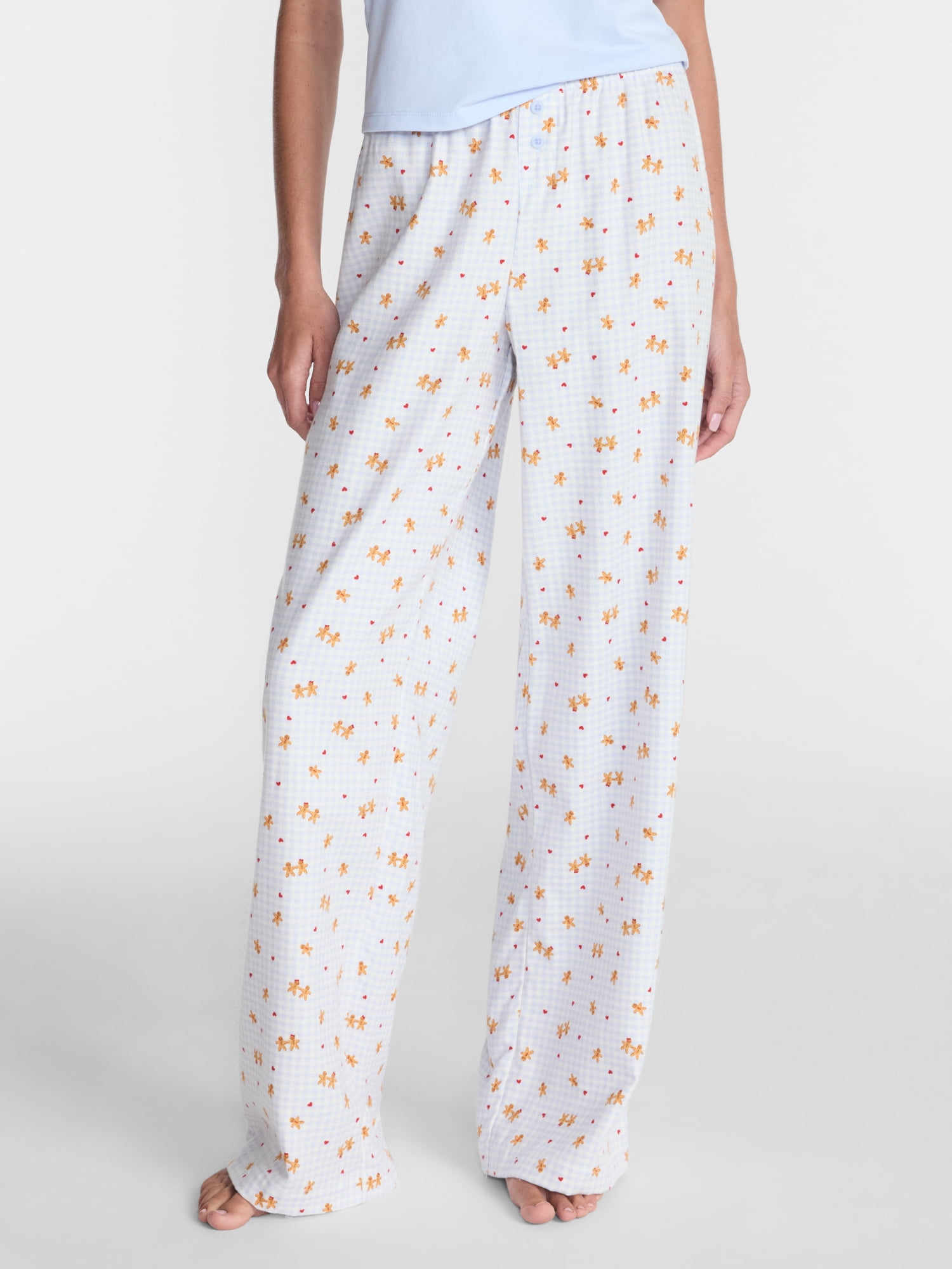 No Boundaries Print Boxer Sleep Pants, 31" Inseam, Women's XS-XXL