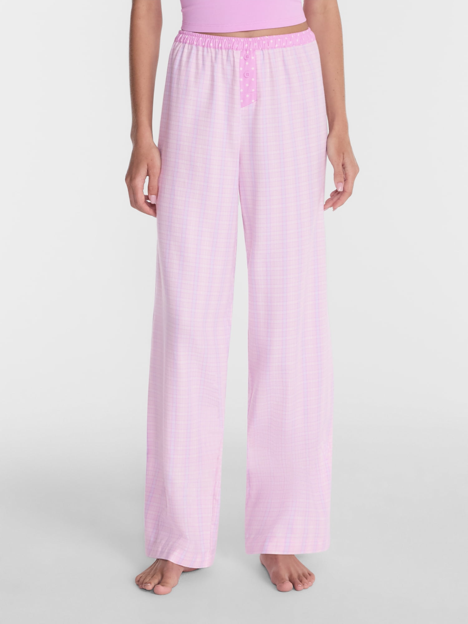 No Boundaries Print Boxer Sleep Pants, 31" Inseam, Women's XS-XXL