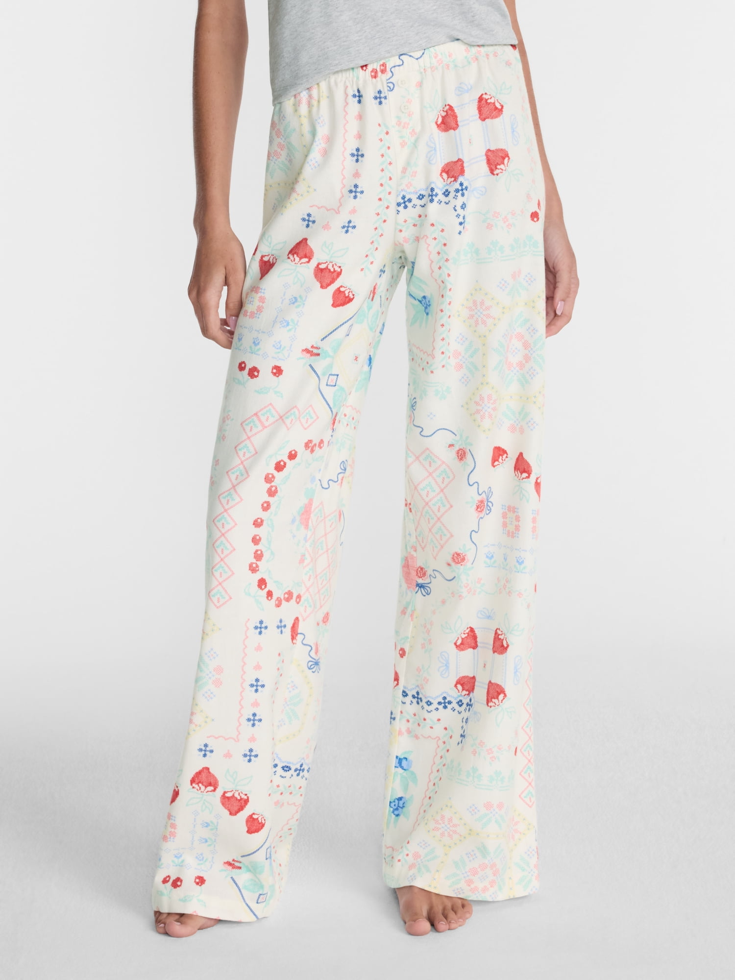 No Boundaries Print Boxer Sleep Pants, 31" Inseam, Women's XS-XXL