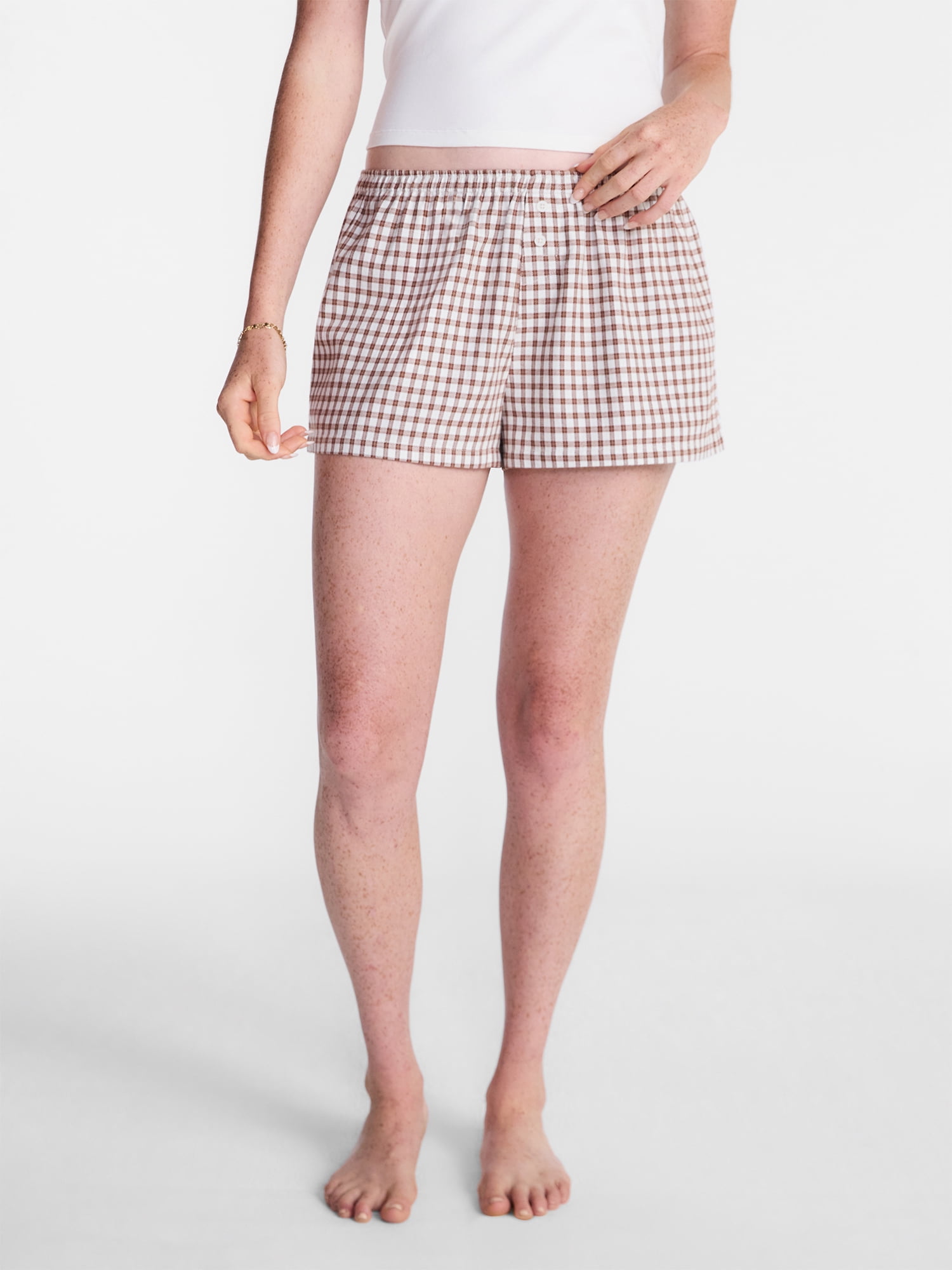 No Boundaries Sleep Boxer Shorts, Women's XS-XXL