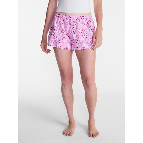 No Boundaries Sleep Boxer Shorts, Women's XS-XXL