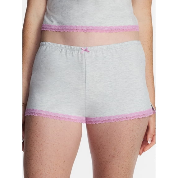No Boundaries Sleep Lace Shorts, Women's XXS-3X