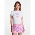 thumbnail image 1 of No Boundaries Sleep Tee with Short Sleeves, Women's XS-XXL, 1 of 5