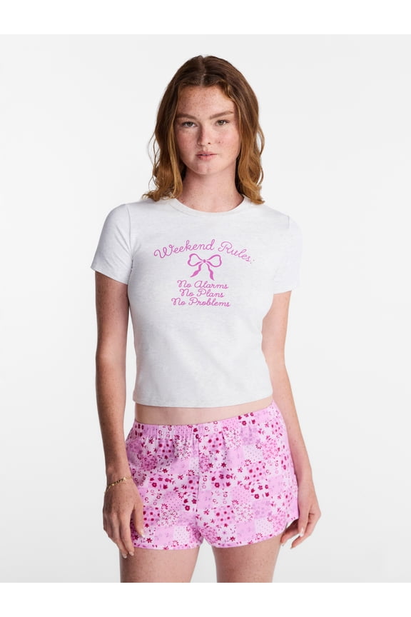 Sleep Tee with Short Sleeves, Women's XS-XXL