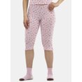 thumbnail image 1 of No Boundaries Sleepwear Capris, Women's, Sizes XXS-3X, 1 of 5