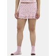 thumbnail image 1 of No Boundaries Sleepwear Pointelle Skort, Women's, Sizes XS-XXL, 1 of 5