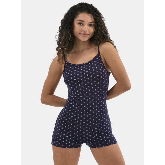 No Boundaries Sleepwear Romper, Women's, Sizes XXS-3X