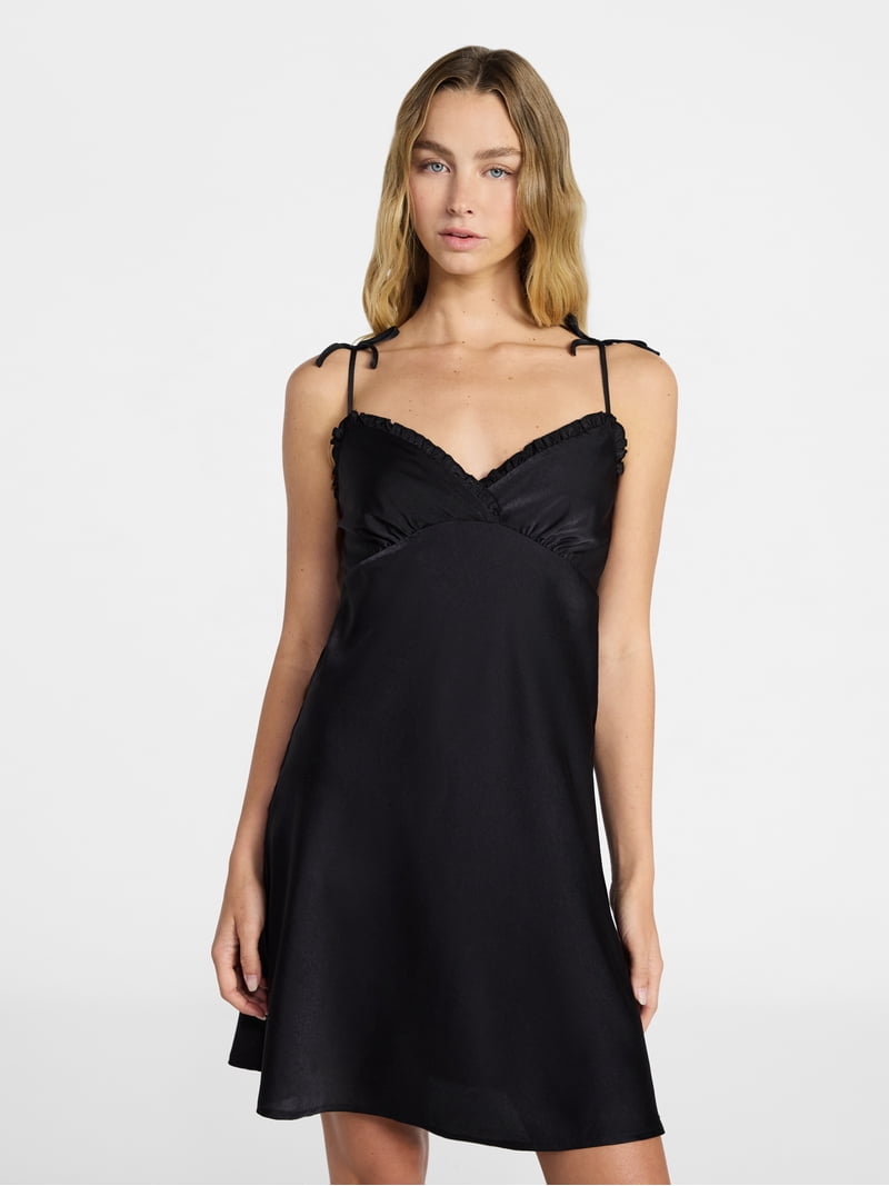 No Boundaries Sleepwear Slip Dress, Women's XS-XXL - Walmart.com