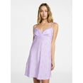 thumbnail image 1 of No Boundaries Sleepwear Slip Dress, Women's XS-XXL, 1 of 5