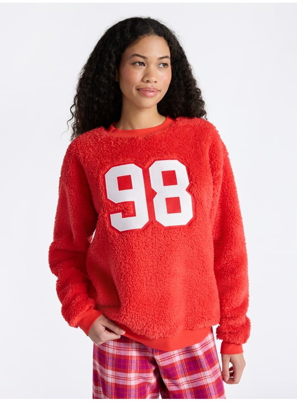 Sleepwear Teddy Fleece Pullover, Lightweight, Women’s
