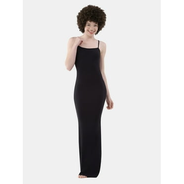 No Boundaries Women's Sleeveless Maxi Lounge Dress, Women’s and Women’s Plus