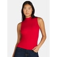 thumbnail image 1 of No Boundaries Sleeveless Mock Neck Top, Women’s, 1 of 5