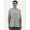 thumbnail image 1 of No Boundaries Sleeveless Muscle Tee Tank Top, Men's & Big Men's, 1 of 5