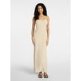 thumbnail image 1 of No Boundaries Sleeveless Ruffle Maxi Dress, Women's XXS-XXL, 1 of 5