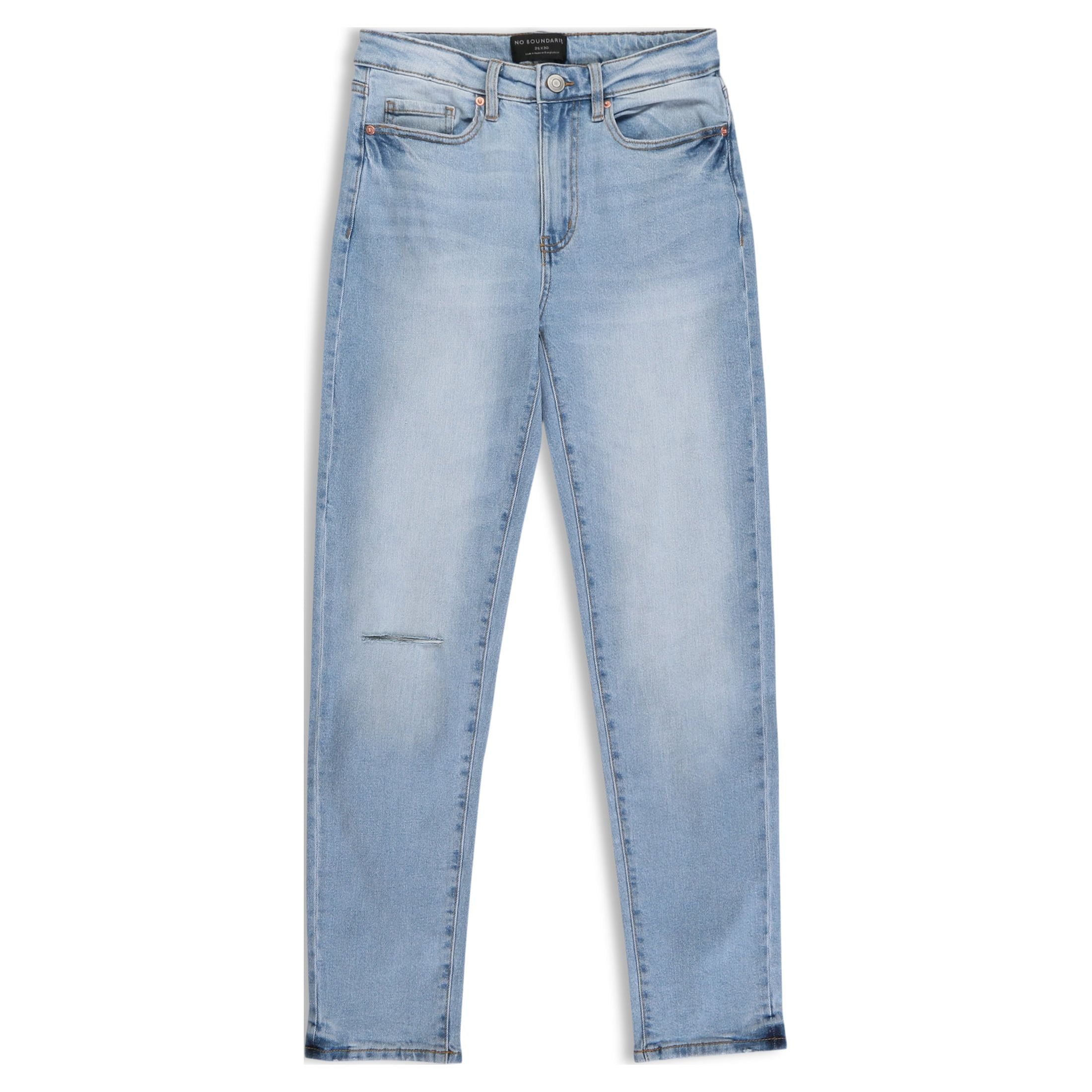 No Boundaries Slim Fit Denim Jeans, Sizes 26x30 - 44x32 - Walmart.com