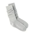 thumbnail image 1 of No Boundaries Slouch Socks, 1-Pack, Shoe Sizes 4-10, Women’s, 1 of 3