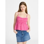 Cotton Smocked Baby Doll Tank Top, Women's XXS-XXXL
