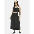 thumbnail image 1 of No Boundaries Smocked Cami Top and Maxi Skirt Set, 2-Piece, Women's, 1 of 4