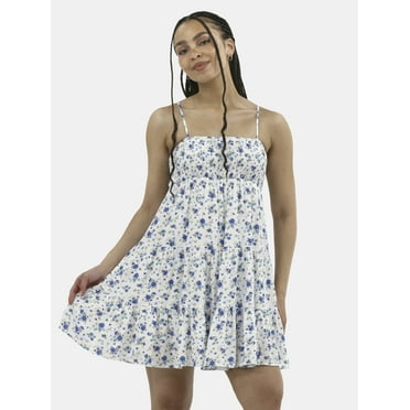 No Boundaries Smocked Tiered Cami Dress, Women's