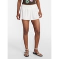 thumbnail image 1 of No Boundaries Smocked Waist Shorts, 2’’ Inseam, Women's XXS-XXL, 1 of 5