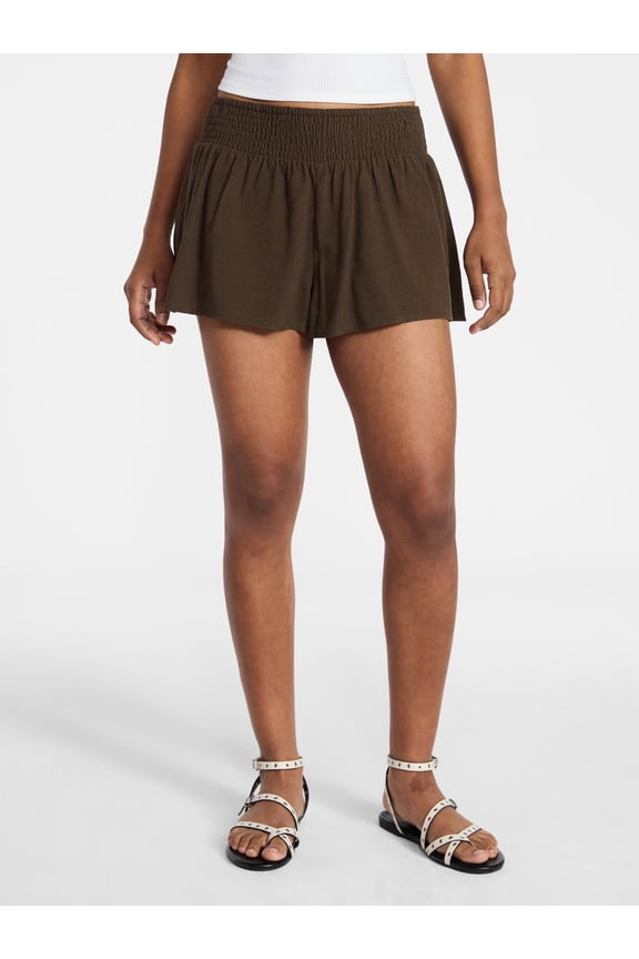 Smocked Waist Shorts, 2’’ Inseam, Women's XXS-XXL