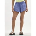 thumbnail image 1 of No Boundaries Smocked Waist Shorts, 2" Inseam, Women's, 1 of 5