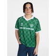 thumbnail image 1 of No Boundaries Soccer Jersey Mesh Tee with Short Sleeves, Men's XS-4XLT, 1 of 5