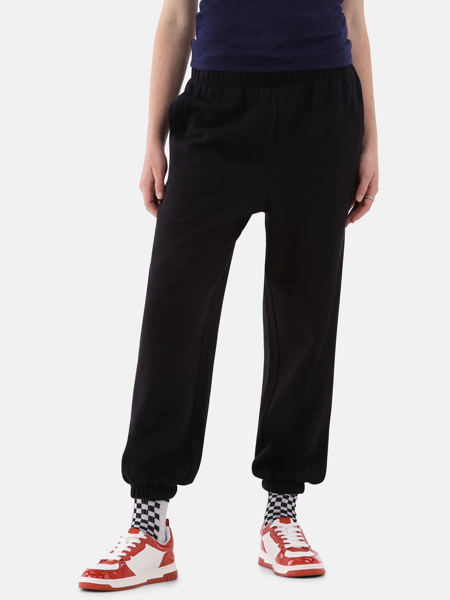 Fleece Pants No Boundaries Jogger Pants Black No Boundaries Soft