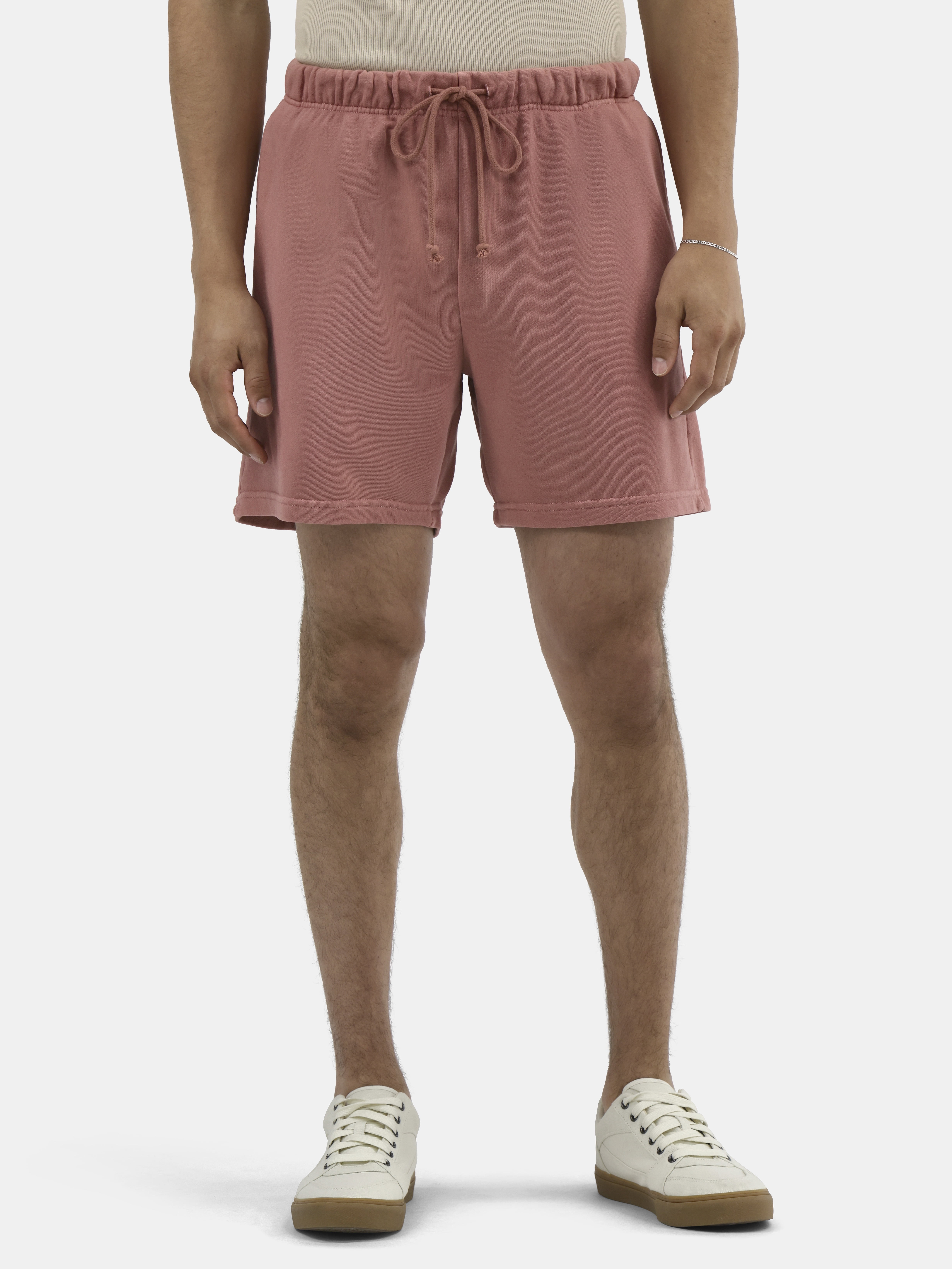 No Boundaries Soft Fleece Jogger Shorts, 6" Inseam, Men's and Big Men's