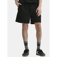 thumbnail image 1 of No Boundaries Soft Fleece Jogger Shorts, 6 in Inseam, Men's and Big Men's, 1 of 5
