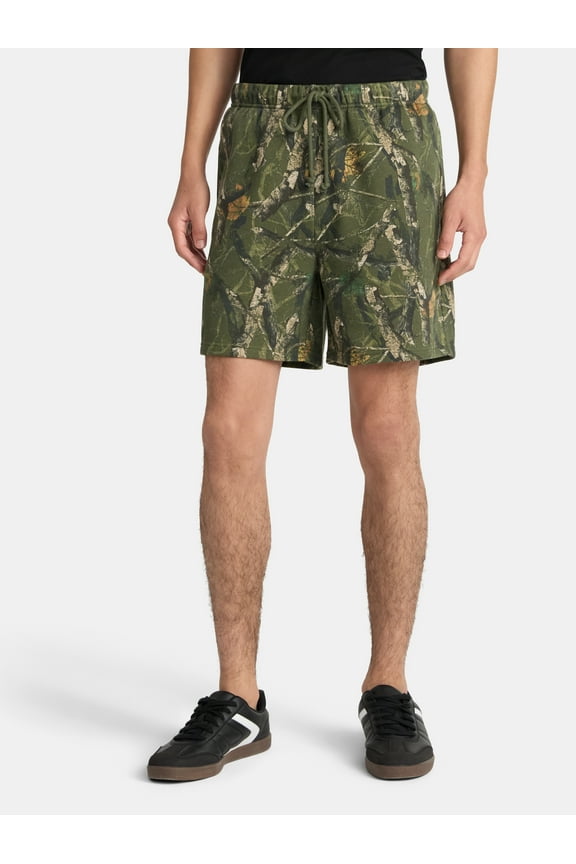 Soft Fleece Jogger Shorts, 6" Inseam, Men's and Big Men's