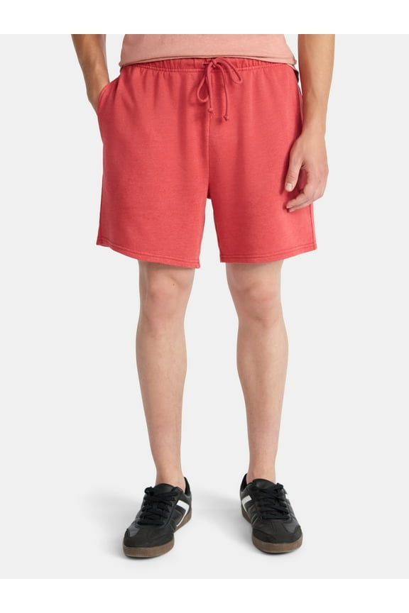 Soft Fleece Jogger Shorts, 6" Inseam, Men's and Big Men's