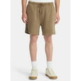 thumbnail image 1 of No Boundaries Soft Fleece Jogger Shorts, 6" Inseam, Men's and Big Men's, 1 of 5