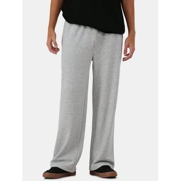 No Boundaries Soft Fleece Vintage Inspired Straight Sweatpants, Men's and Big Men's