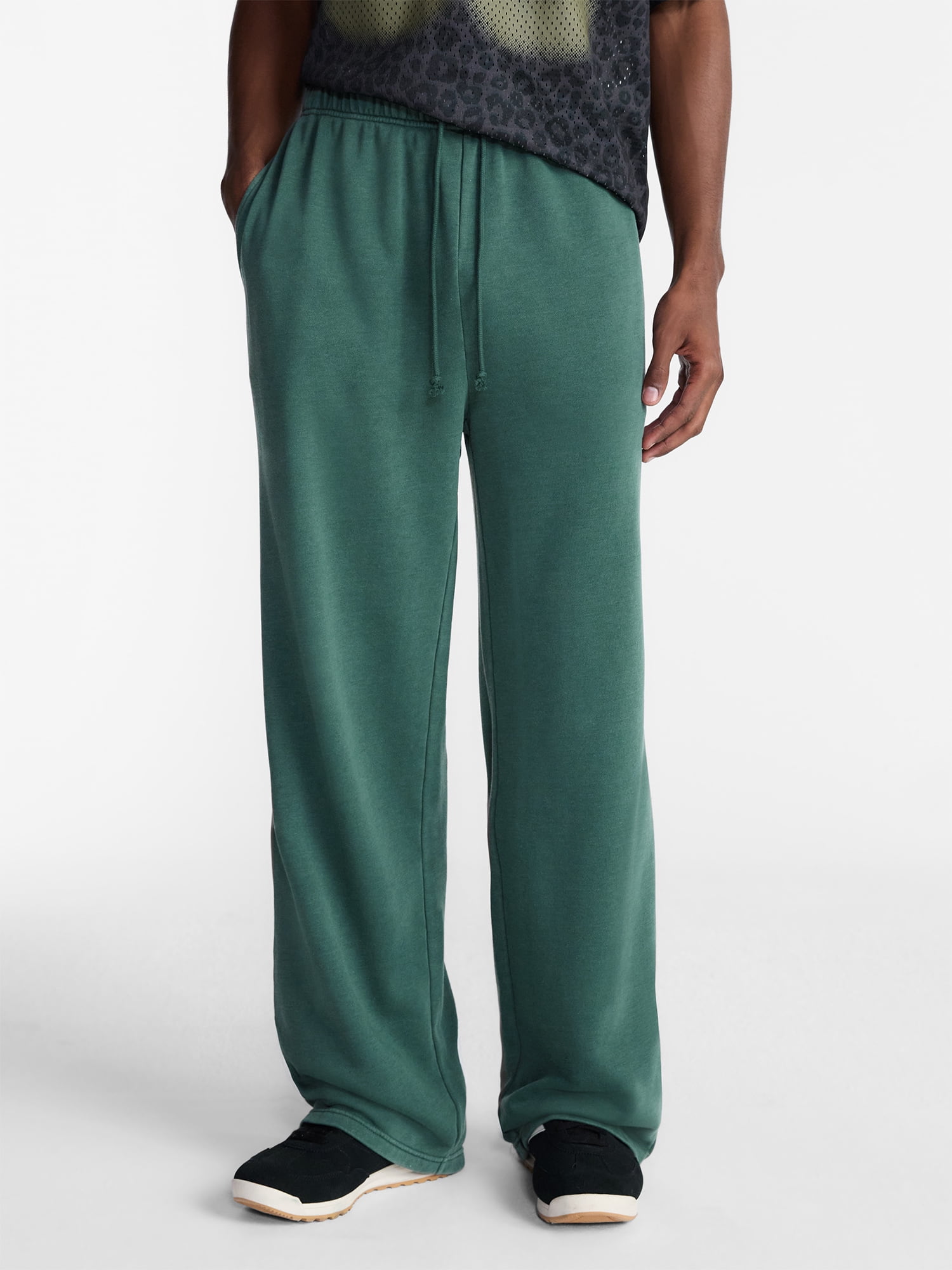 No Boundaries Soft Fleece Vintage Straight Sweatpants, Men's XS-5XL