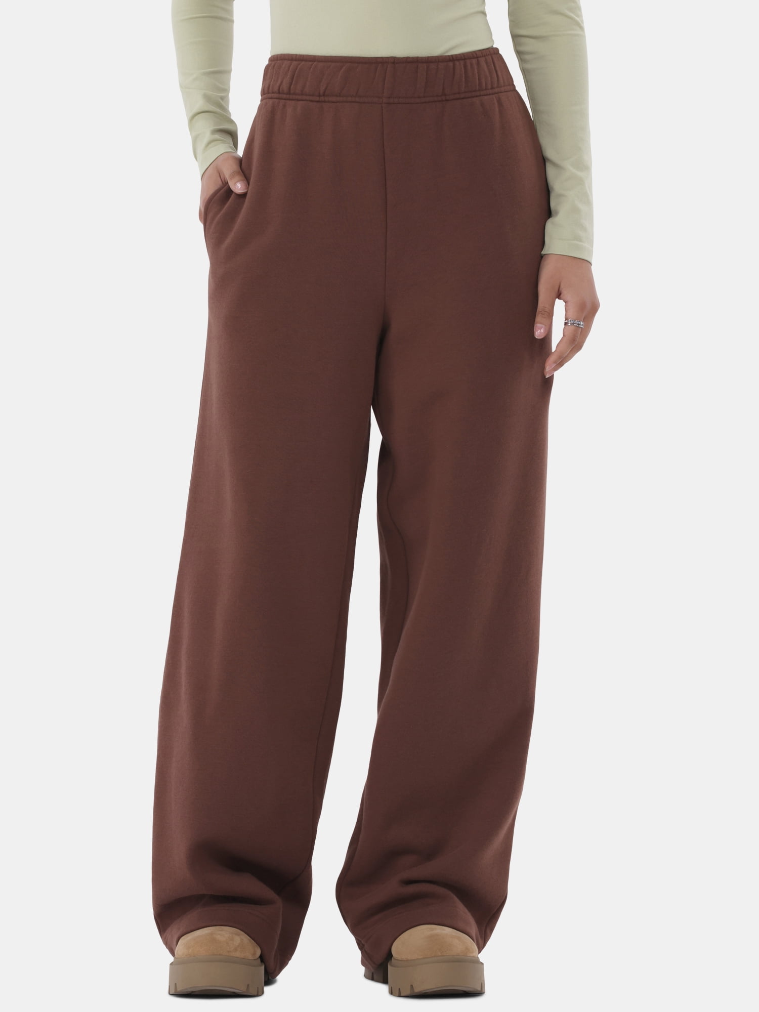 【SCENERITY】OB Lab Wide Pants No Boundaries Soft Fleece Wide Leg Pants, 30” Inseam, 1 or 2