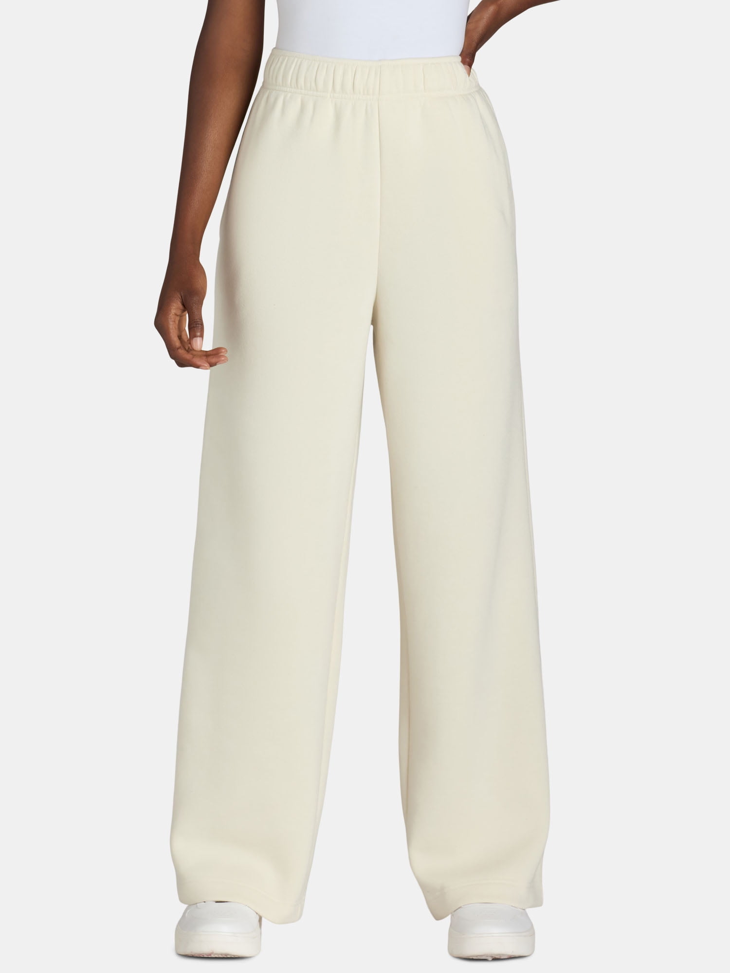 No Boundaries Soft Fleece Wide Leg Pants, 30” Inseam, 1 or 2 No Boundaries Soft Fleece Wide Leg Pants, 30” Inseam, 1 or 2