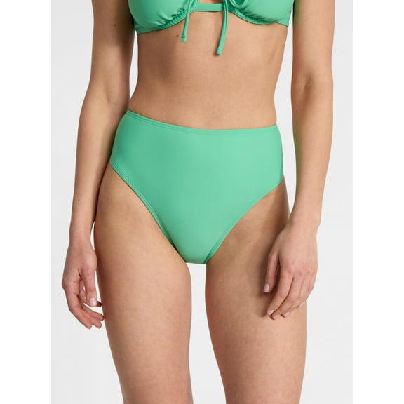 No Boundaries Solid Bikini Bottoms, Women’s